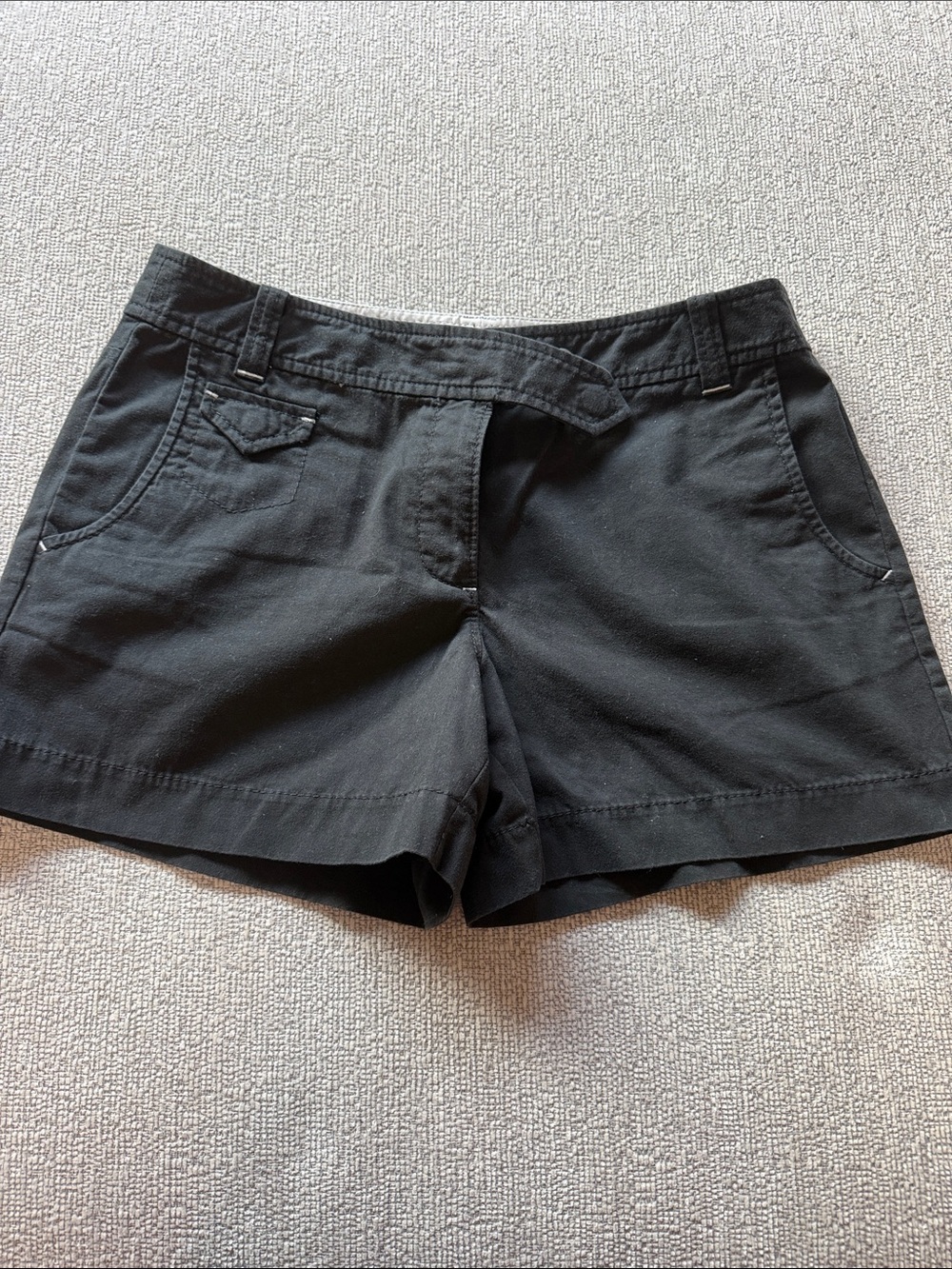 LOFT Black Women's Casual Bermuda Shorts